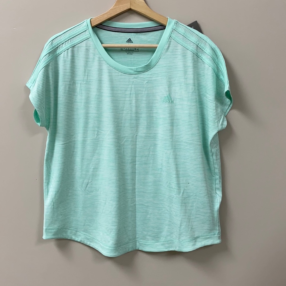 Adidas Striped Women's Top, Size M